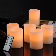 Bingolife Real Wax Flameless Weatherproof LED Candles