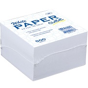 BAZIC Paper Cube, 85 x 85 mm, White, 500 Count