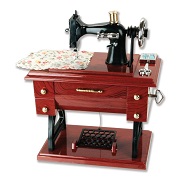 Musical Sewing Machine Music Box Vintage Look