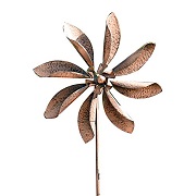 Gardman 8434 Zinnia Flower Wind Spinner Border Stake, 63