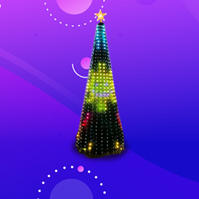 App-enabled LED Christmas tree