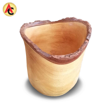 Vase made of tamarind wood