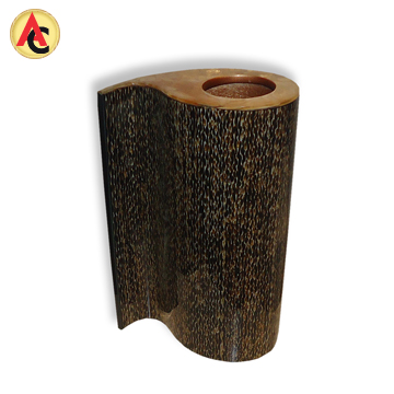 Infinity vase with Jamaica vervain inlay