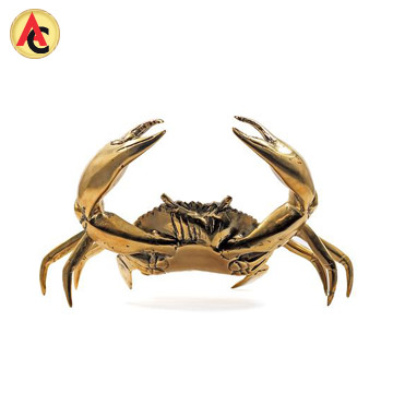 Sea crab in brass