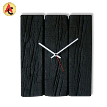 Wall clock made of mahogany
