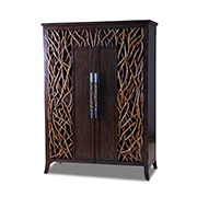 Armoire comes in solid mahogany
