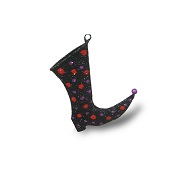 Christmas shoe ornament made of tin