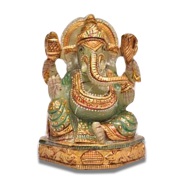 Ganesh statue made of jade