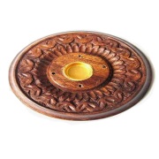 Incense holder made of sheesham wood