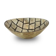 Handcrafted bowl made of capiz shell