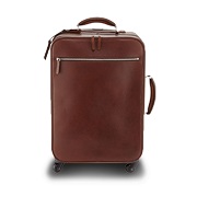 Leather trolley bag 