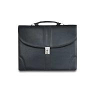 Leather laptop bag