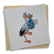 Quilled greeting card