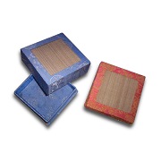 Silk-covered box
