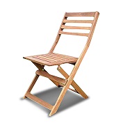 Folding chair made of acacia wood