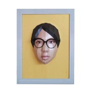 Framed 3D paper art