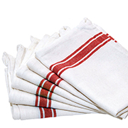 Kitchen Dish Towels with Vintage Design, 100% Natural Cotton