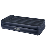 Intex Pillow Rest Raised Airbed with Built-in Pillow and Electric Pump