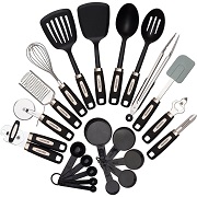 22-piece Kitchen Utensils Sets - Stainless Steel & Nylon Gadgets