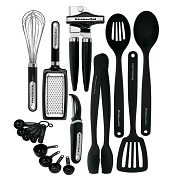 KitchenAid 17-piece Tools and Gadget Set, Black