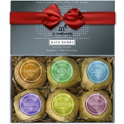 Art Naturals Bath Bombs Holiday Gift Set - 6 X 4.1 Oz