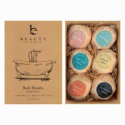 Bath Bombs Gift Set, Large, Organic & Natural Ingredients