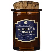Northern Lights Candles Spirit Jar Candle, 5 oz, Whiskey & Tobacco