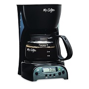Mr. Coffee 4-Cup Programmable Coffeemaker, DRX5