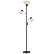 Bingham Black Tree Torchiere 3-Light Floor Lamp