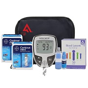 Active1st Bayer Contour NEXT EZ Diabetic Testing Starter Kit