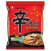 Nongshim Shin Ramyun Noodle Soup, Gourmet Spicy, 4.2 Ounce