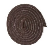 Self-Stick Heavy Duty Felt Strip Roll for Hard Surfaces (1/2 x 60”)