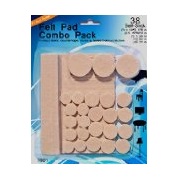 SFelt Pads - 38 Pack Various Sizes, Self-Stick Heavy Duty 