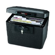 SentrySafe 1170BLK 1/2 Hour Fireproof Security File, 0.61 Cubic Feet