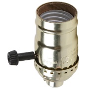 Pass & Seymour 7090PGCC10 Metal Medium Base Lamp Holder