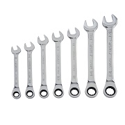 Stanley 94-543W 7-Piece Ratcheting Wrench Set, Metric