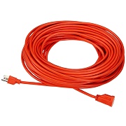 AmazonBasics 16/3 Vinyl Outdoor Extension Cord - 100 Feet (Orange)
