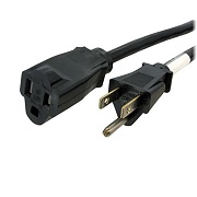 StarTech.com 6 ft Power Extension Cord - NEMA 5-15R to NEMA 5-15P