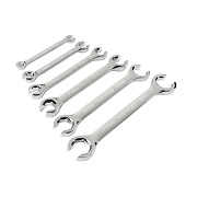 TEKTON 2655 Flare Nut Wrench Set, Metric, 6-Piece