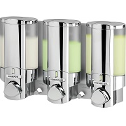 BetterLiving Products AVIVA Three Chamber Dispenser, Chrome