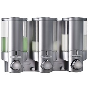 Better Living AVIVA Three Chamber Dispenser, Satin