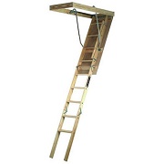 Louisville Ladder S224P 250-Pound Duty Rating Wooden Attic Ladder