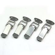 4Set Stainless Spring Loaded Toggle Case Box Chest Trunk Latch