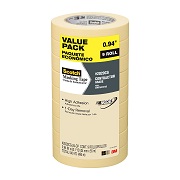 3M Scotch Masking Tape, Contractor Grade, .94-Inch by 60.1-Yard