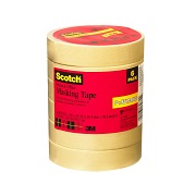 Scotch 3437-6-MP Home and Office Masking Tape, 1-Inch x 55-Yards