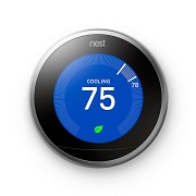 Nest Learning Thermostat 3rd Generation, Stainless Steel