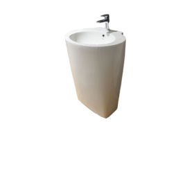 Freestanding ceramic washbasin