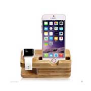 100% Natural Bamboo Wood Apple Watch Stand Wowo® Bamboo Wood