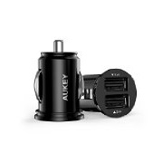 Aukey 4.8A / 24W Dual USB Car Charger Adapter Aukey 4.8A / 24W Dual USB Car Charger Adapter