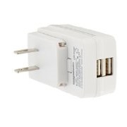 AmazonBasics Dual Port USB Wall Charger - 2.1A